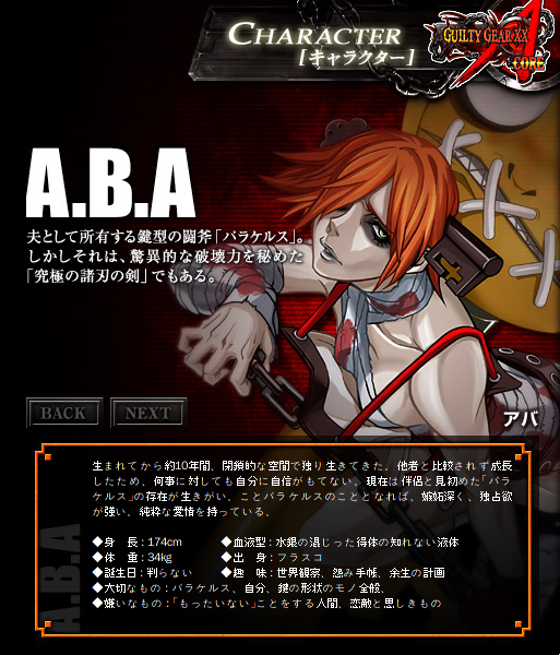 A B A From Guilty Gear