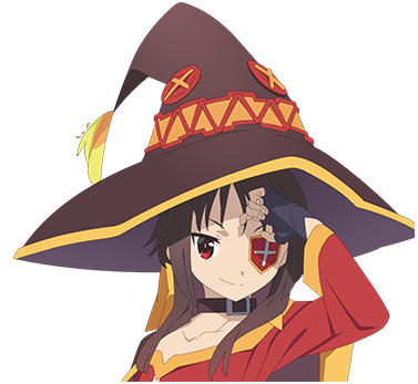My name is Megumin. <br>I leave this record to pass down tales of my great exploits to future generations. <br>The mighty magic power of the extraordinary magician Megumin <br>made the Devil King's army tremble in fear. <br>The people she has saved revered her from the bottoms of their hearts, <br>and all the children were entranced by her. <br>There was a flood of fans waiting for her at the guild, <br>enough that she could have handed out numbered tickets. <br>-Written Preface of the Great Magician Megumin