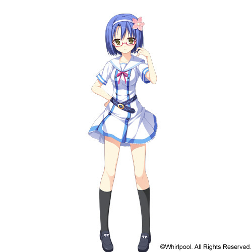 Anime girl hands on hip
