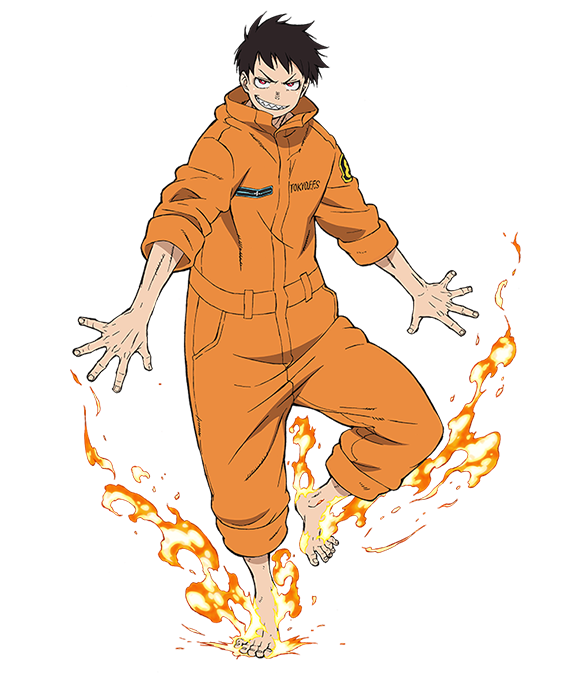 Shinra Kusakabe From Fire Force