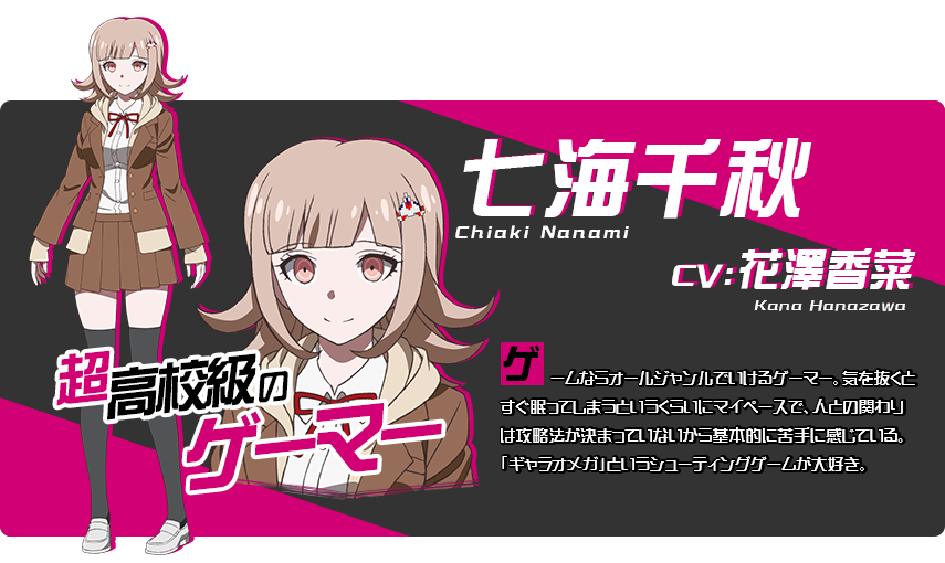 Chiaki Nanami From Danganronpa 2 Goodbye Despair