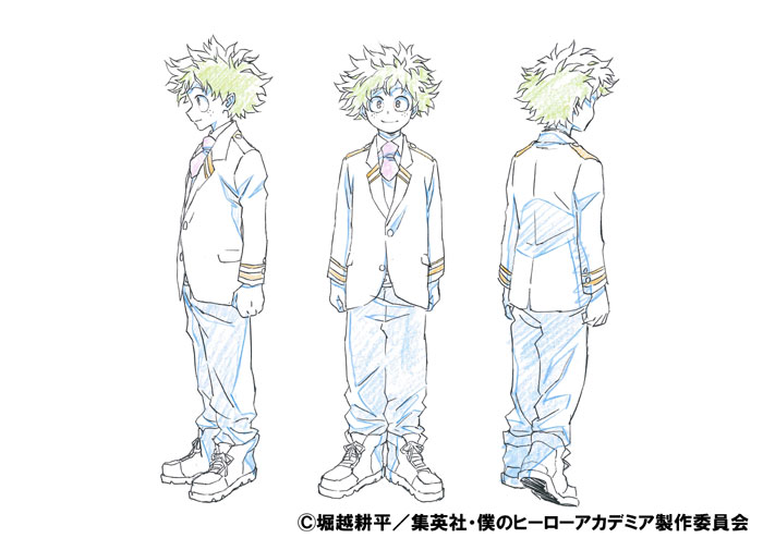 --It's been a while since I saw that muttering.<br>--On top of that, we need to figure out<br>if Kacchan is in that building or not. Izuku Midoriya