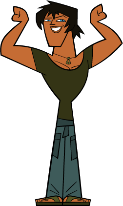 Justin from Total Drama Series.