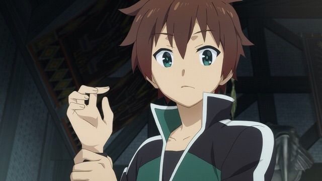 To my teacher at school. <br>I'm currently learning in a parallel world... <br>The workings of its society, what it is to be human, and what it means to be alive.<br>It makes me grateful that all the wonderful events <br>transpiring here make me grow as a person. <br>I'm so grateful, it makes me tear up. <br>There isn't a single night I haven't soaked my pillow in tears. <br>Uh, I mean that in a good way. A good way, okay? Kazuma Satou