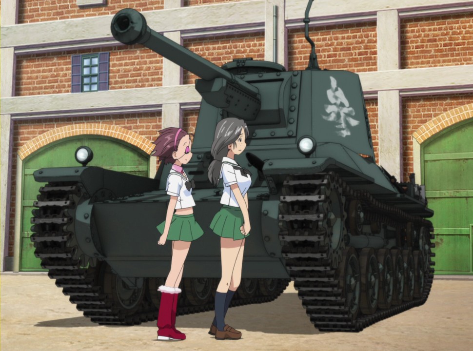 Ну ис. Girls und Panzer ИС-2. Три тянки. Girls und Panzer финны.