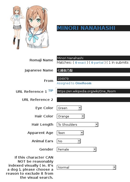 Adding Characters to a New Series - Anime Characters Database Wiki